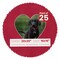 Red Suede Mat Board for 20x20 Frames - Heart Opening for 16x16 Photos